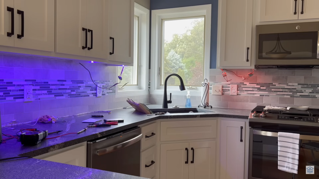 Cabinet Lighting Installation