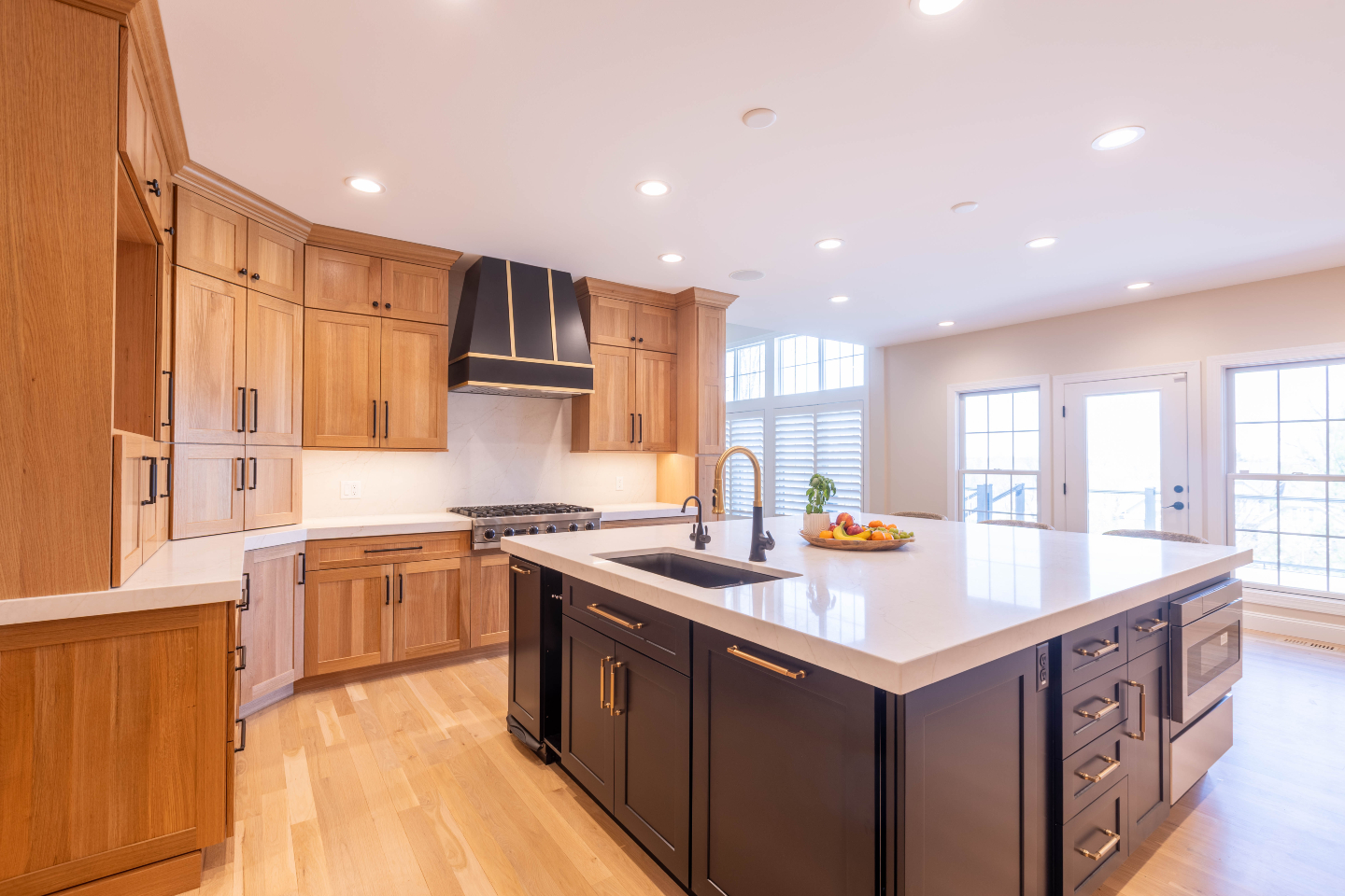 Warm Modern Kitchen Design