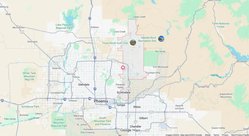 Driving Directions to Scottsdale - Kitchen Remodeling Scottsdale