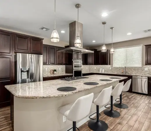 Luxury Kitchen with Large Island