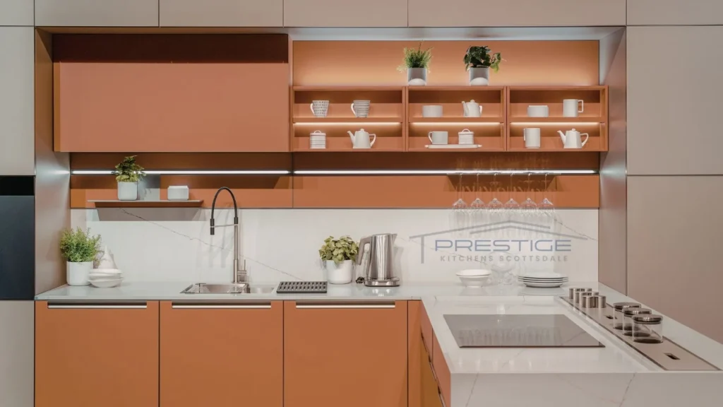 How to Decorate glass kitchen cabinets