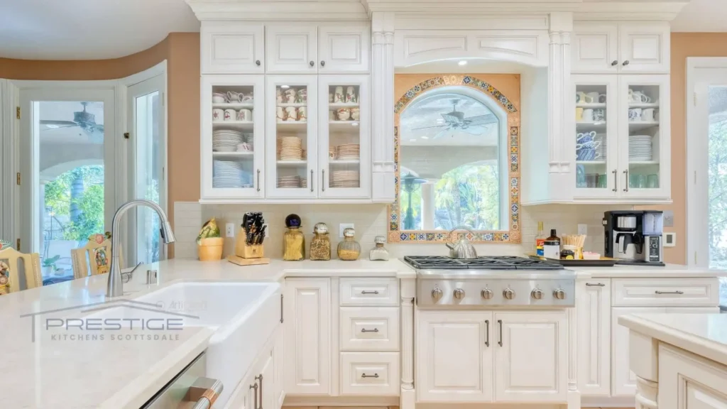 how to decorate glass kitchen cabinets? step by step guide